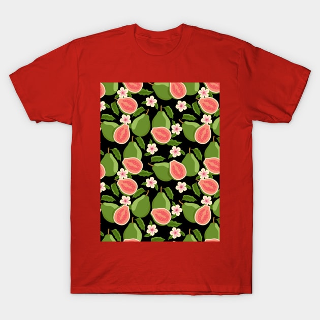 Guava Pattern T-Shirt by Designoholic